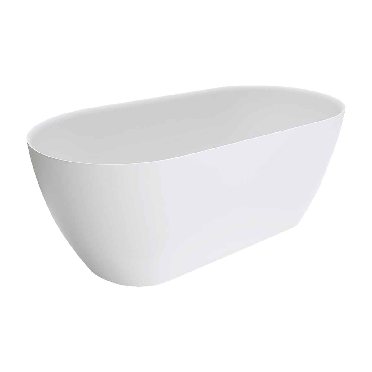 Free Standing Bath Resin Stone 1500 Matte White