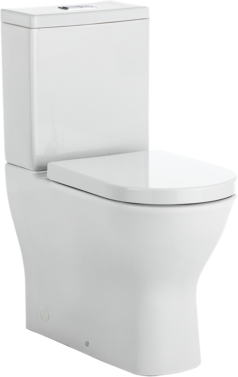 Fienza Back To Wall Toilet Suite S Trap 90-280 Blue Seat