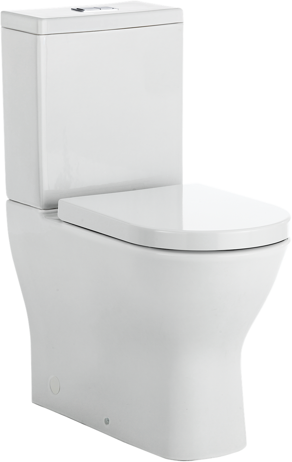 Fienza Back To Wall Toilet Suite S Trap 90-280 Blue Seat