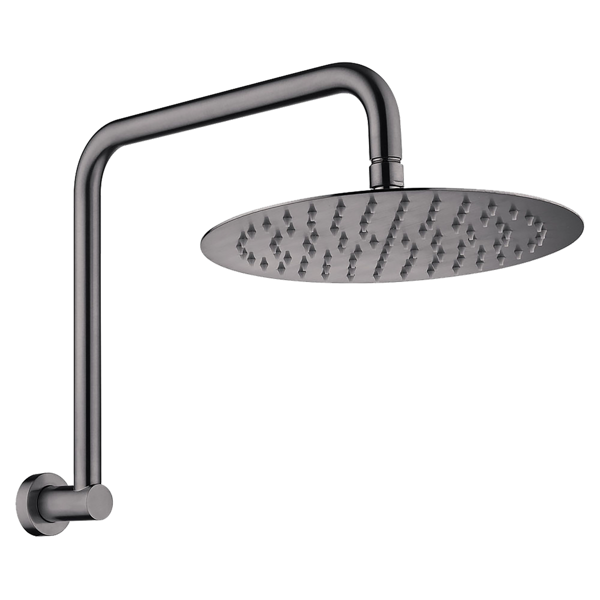 Overhead Wall Shower Gooseneck 350 Gun Metal