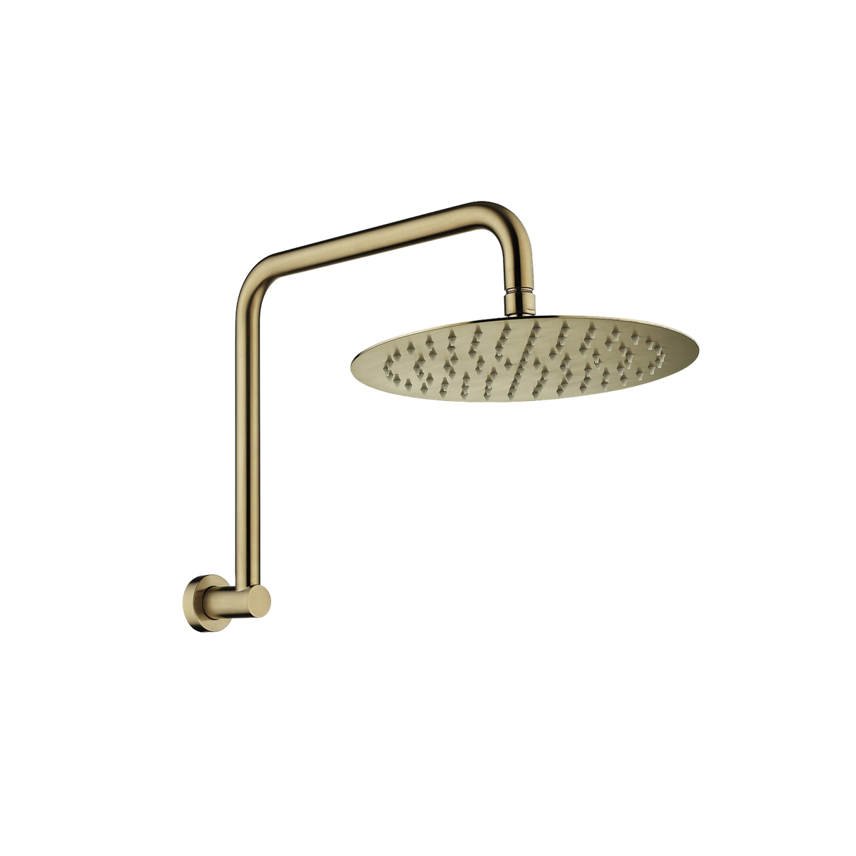 Overhead Wall Shower Gooseneck 350 Urban Brass