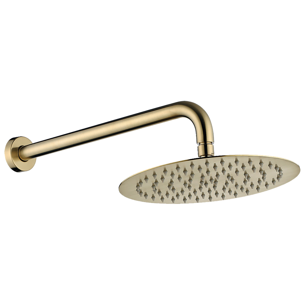 Overhead Wall Shower Straight 350 Urban Brass