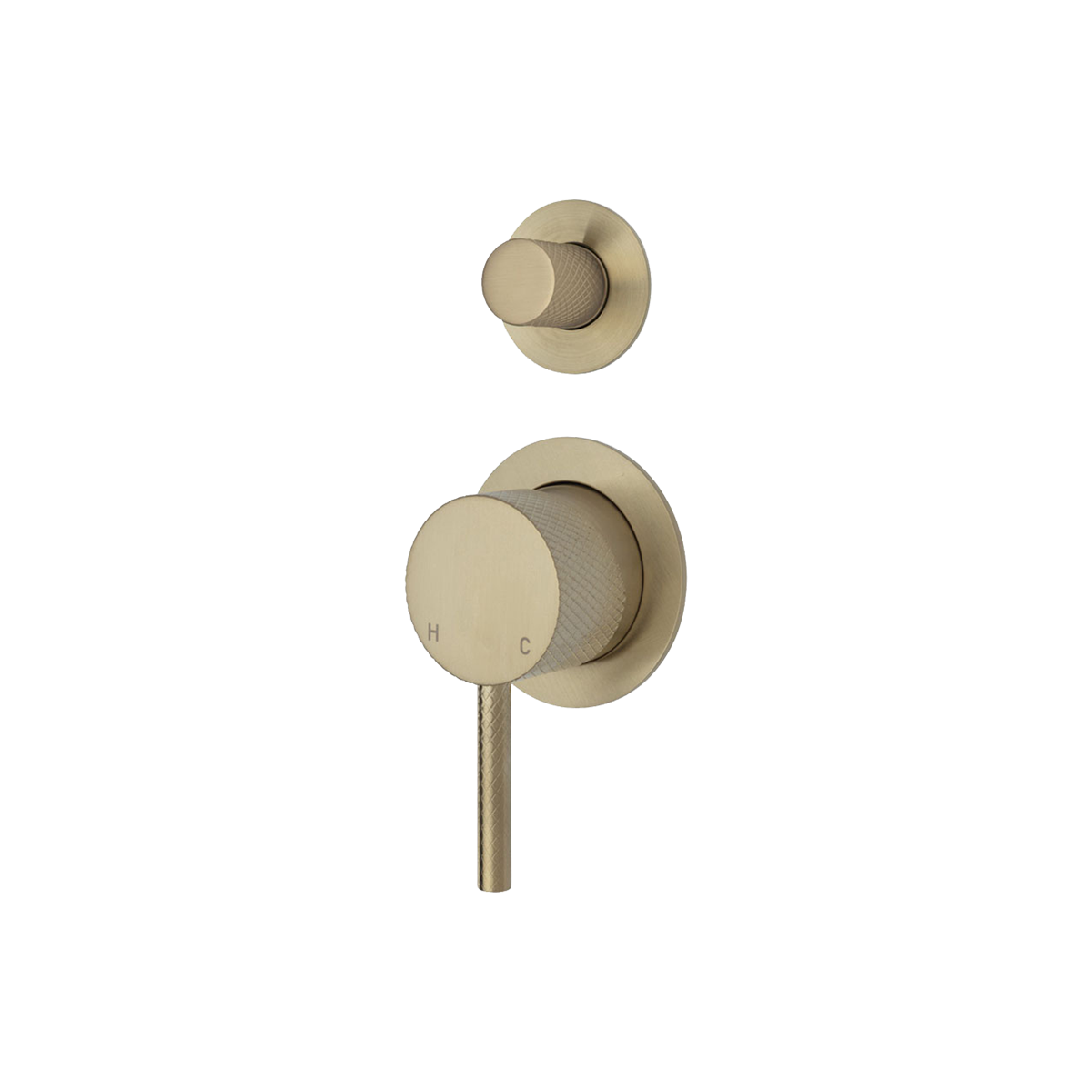 Wall/Shower Mixer w Diverter Small Plate Urban Brass