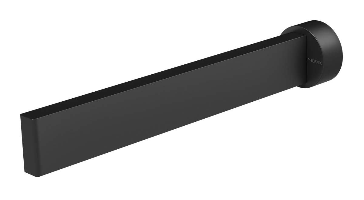 Bath Outlet 200 Straight Matte Black
