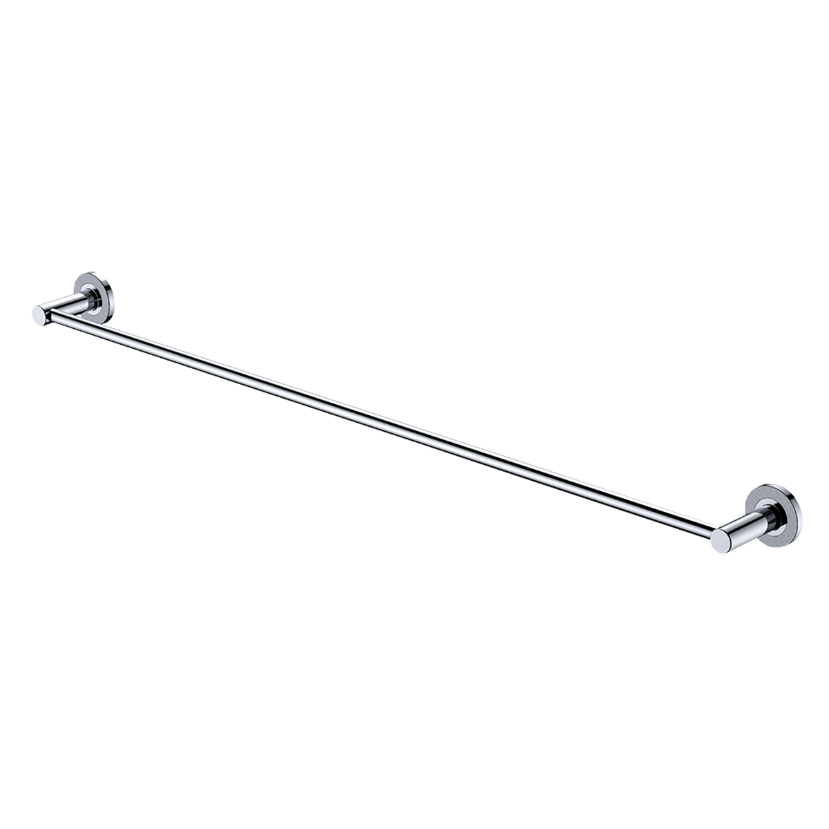 Towel Rail Single 900 Chrome