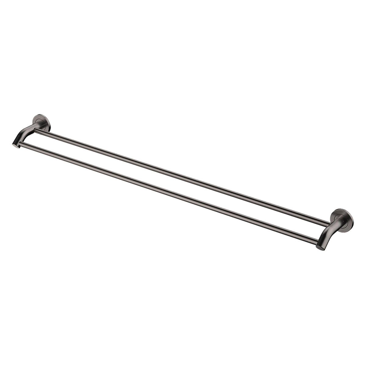 Towel Rail Double 900 Gun Metal