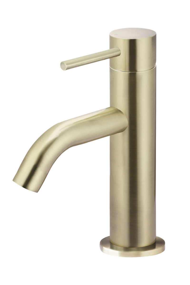 Basin Mixer Curved Tiger Bronze