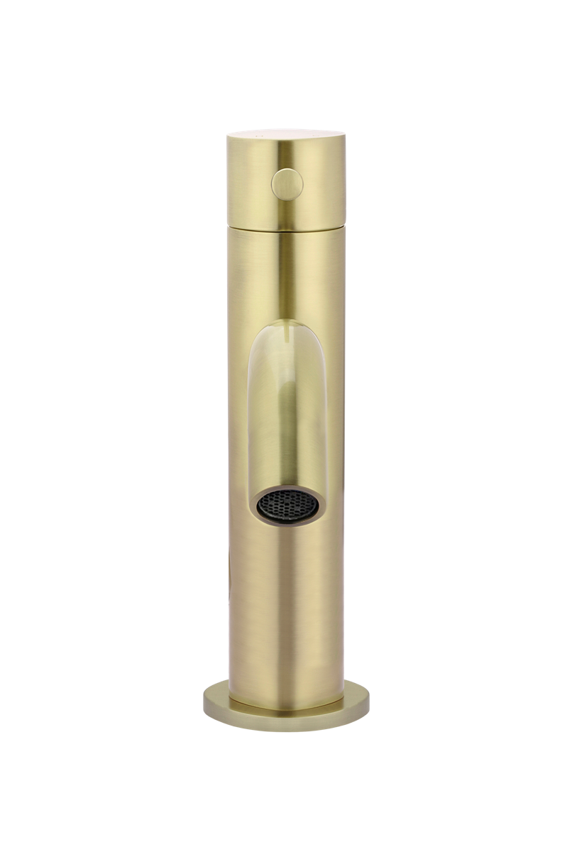 Basin Mixer Curved Tiger Bronze