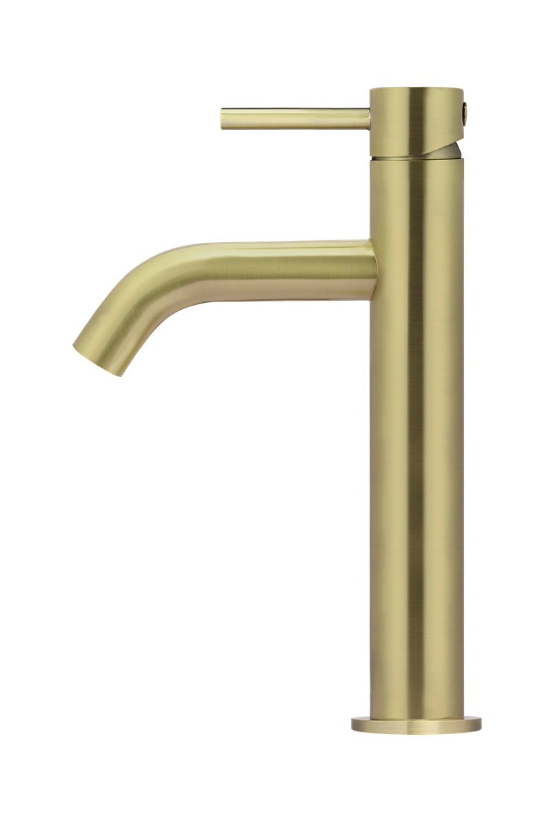Vessel Basin Mixer Curved Tiger Bronze