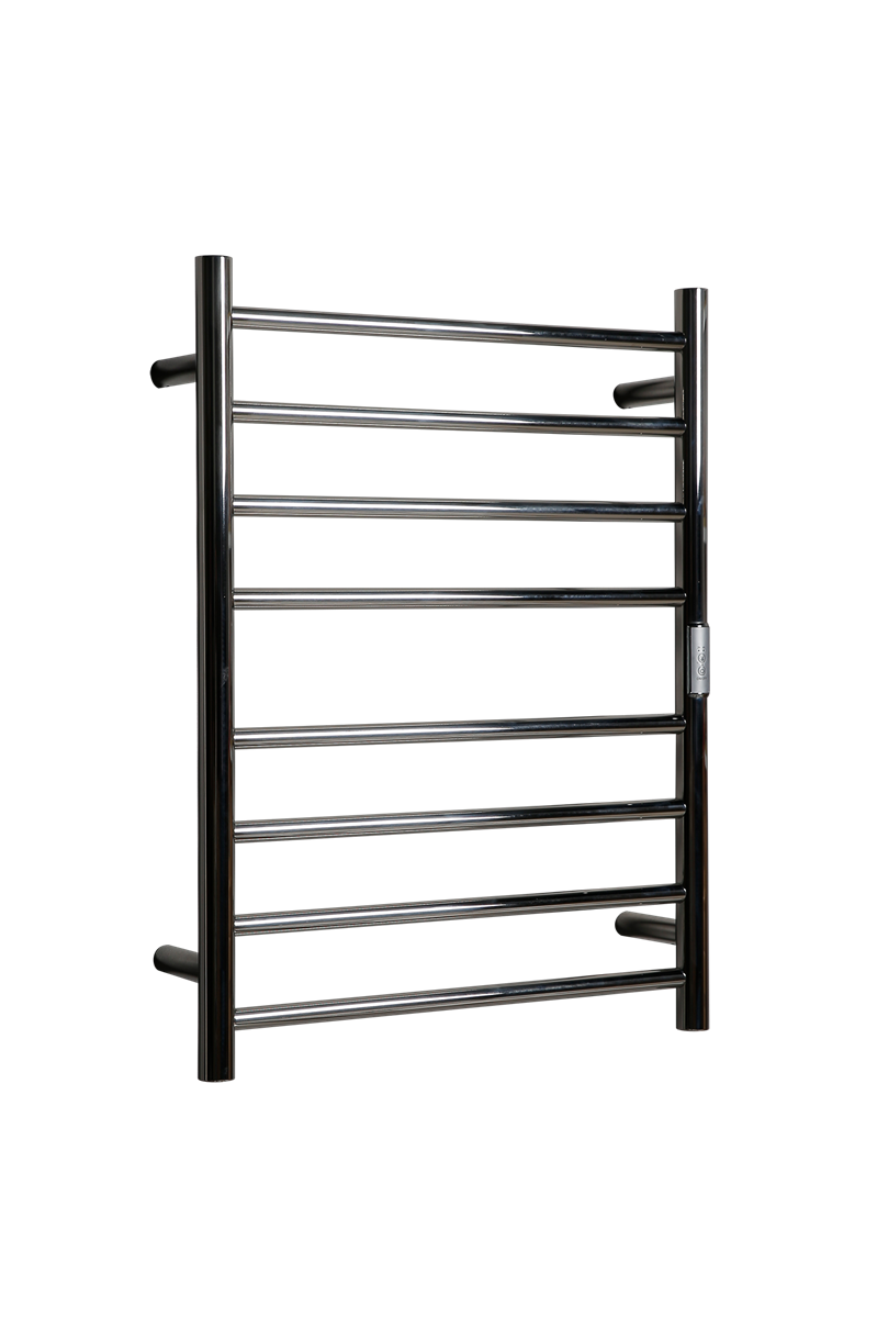 Towel Rail Heated Flat Round 530X700 Chrome