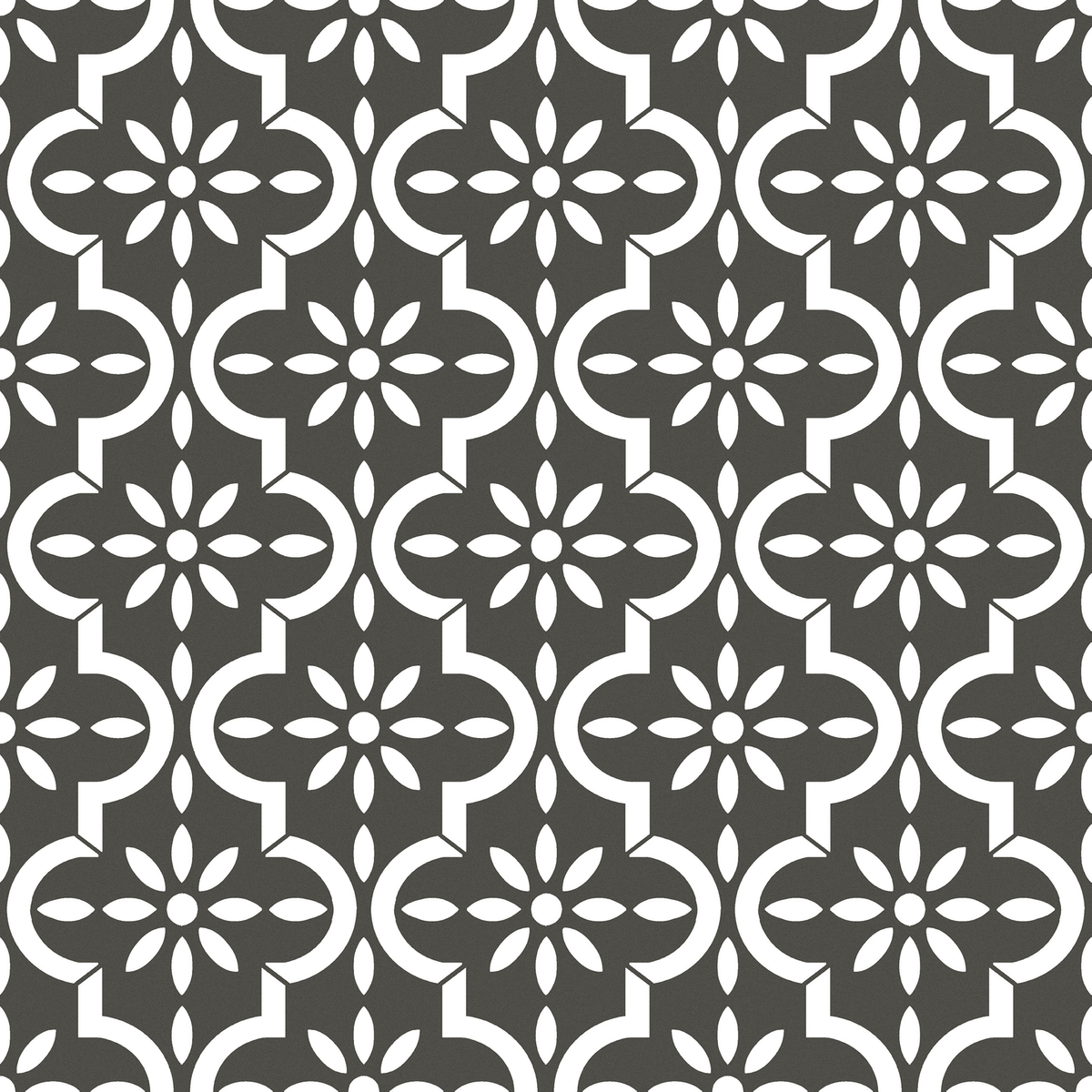 Flourish-Provincial Provincial Black Textured Tile