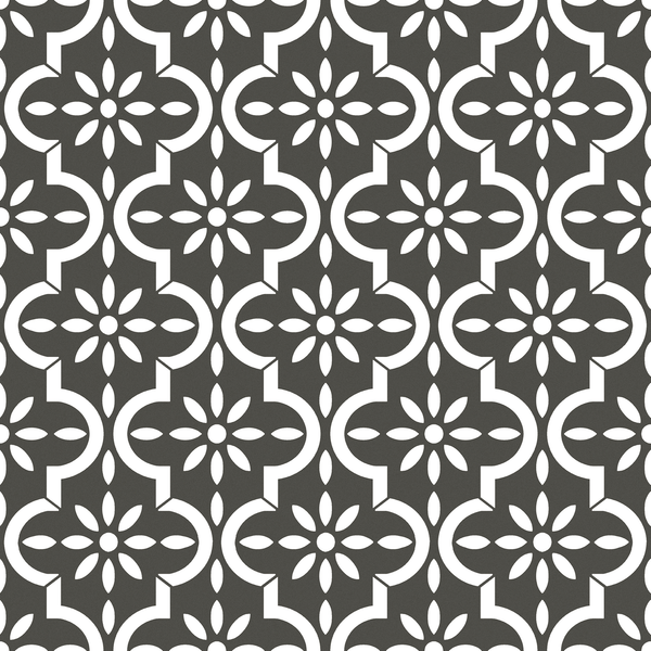 Flourish-Provincial Provincial Black Textured Tile