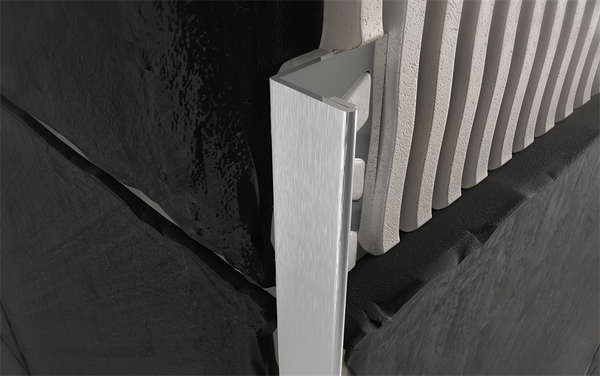 L Aluminium Brushed Bright Silver 8 x 3000mm