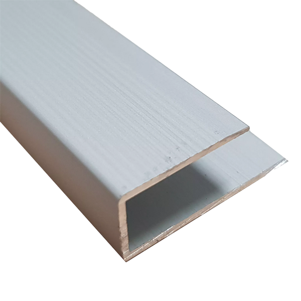 Edge Cover Matt Silver 8 x 3300mm