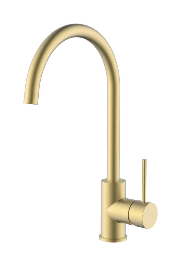 Sink Mixer 208 Brushed Gold