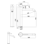 Vessel Basin Mixer Chrome
