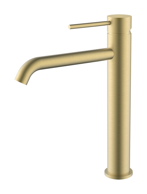 Vessel Basin Mixer Brushed Gold