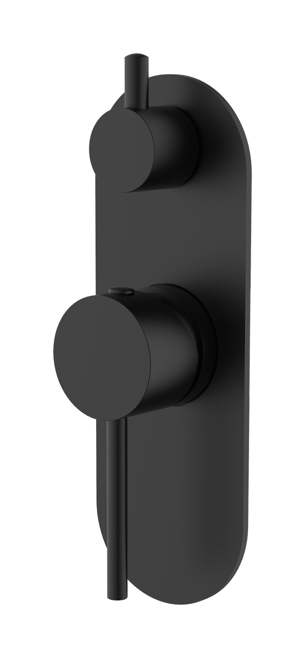 Wall/Shower Mixer W Divertor Matt Black