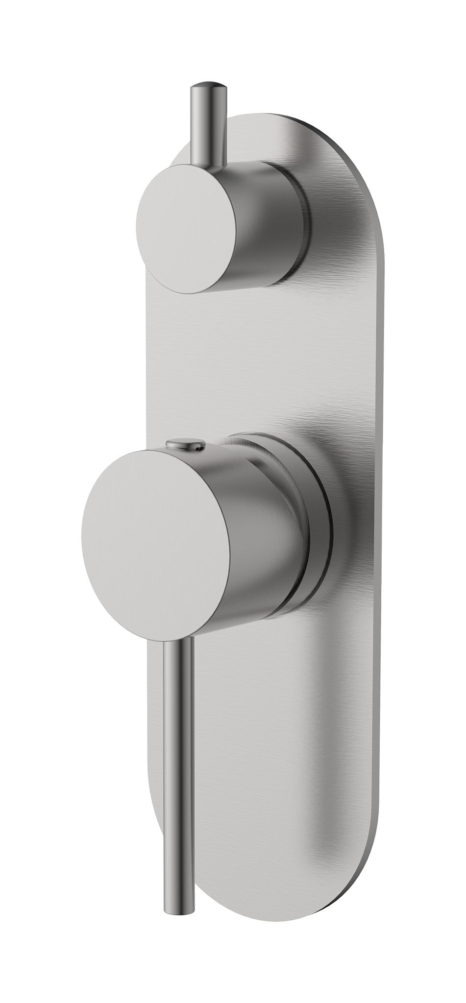 Wall/Shower Mixer W Diverter Brushed Nickel