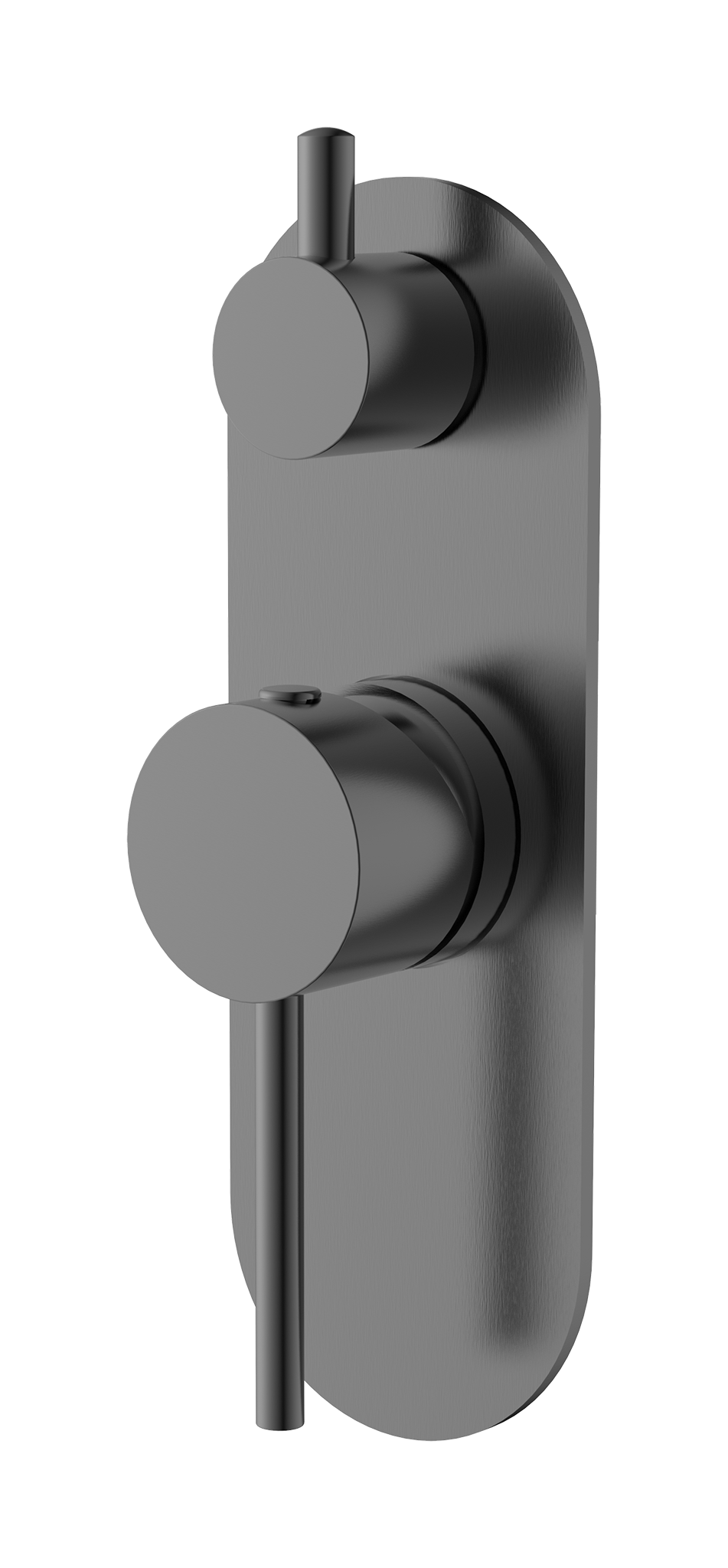 Wall/Shower Mixer W Divertor Brushed Gun Metal
