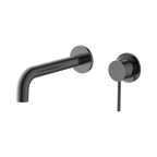 Wall Basin Set Curved 190 Brushed Gun Metal