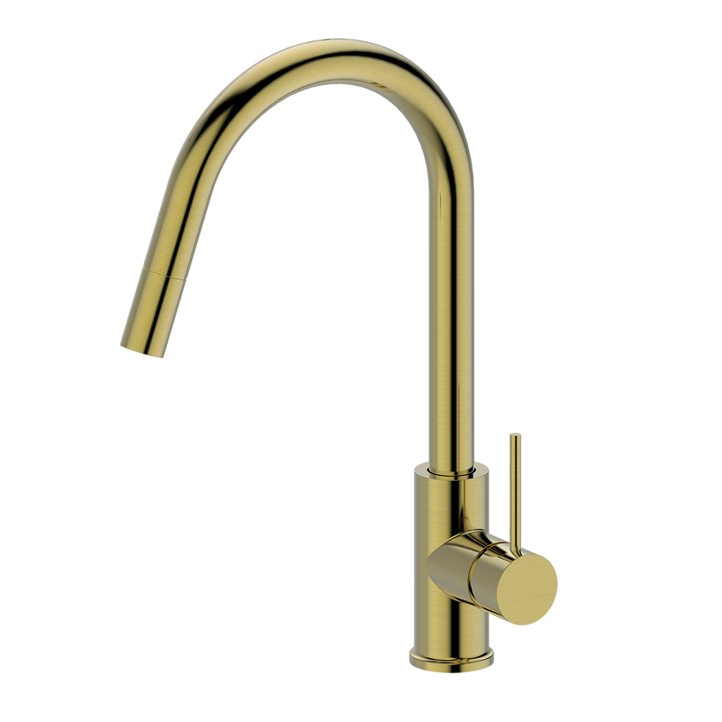 Pull Out/Pull Down Sink Mixer 227 Brushed Gold