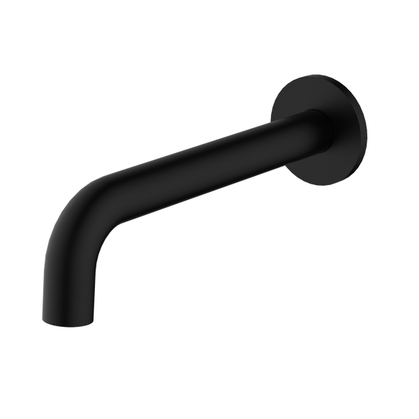 Bath/Basin Outlet Curved 200 Matt Black