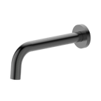 Bath/Basin Outlet Curved 200 Brushed Gun Metal
