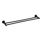 Double Towel Rail 600 Matt Black
