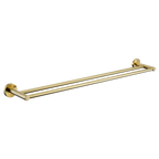 Double Towel Rail 600 Brushed Gold