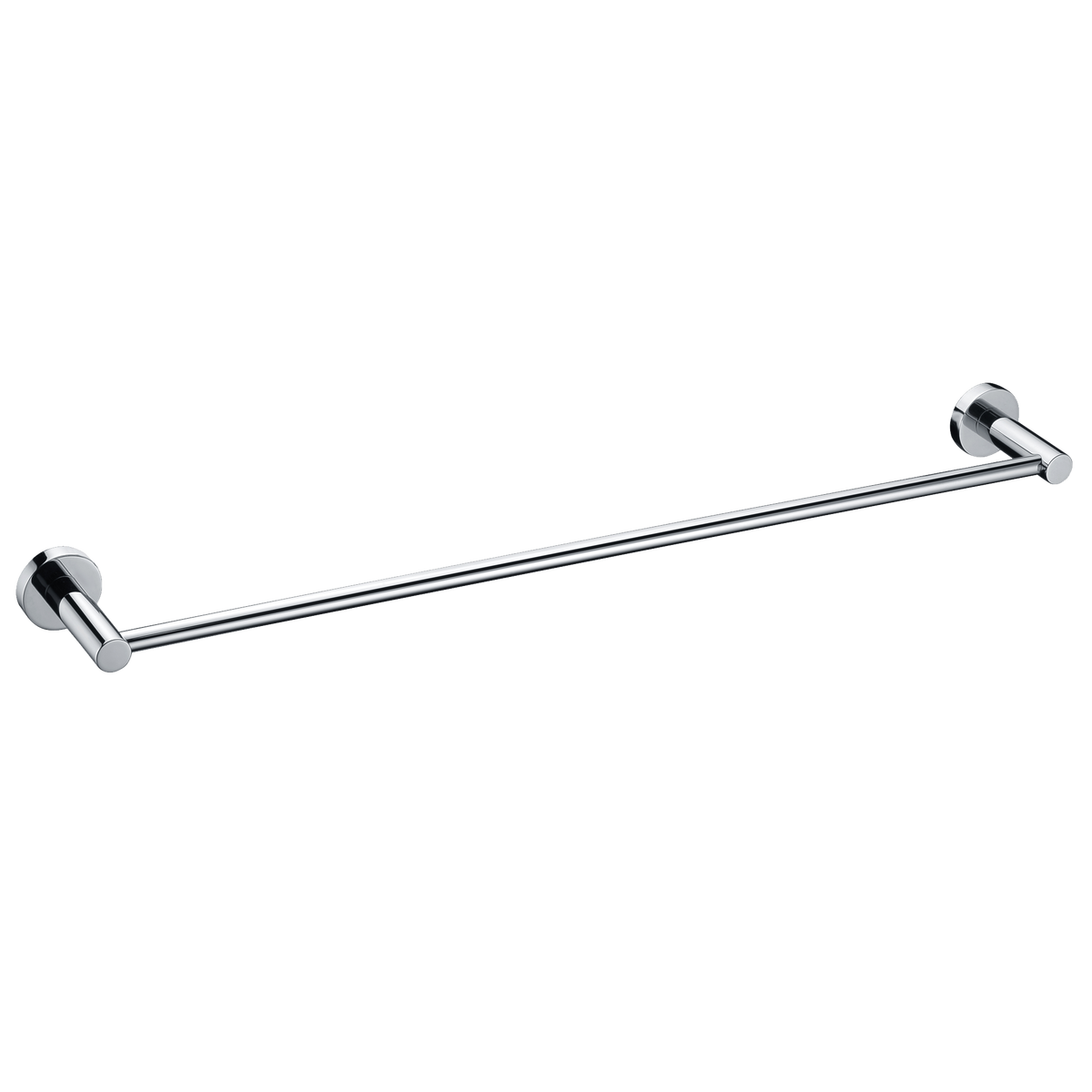 Single Towel Rail 600 Chrome