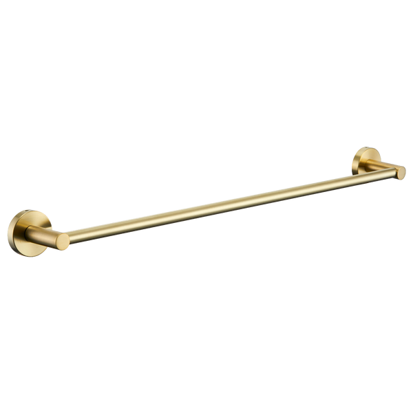 Single Towel Rail 600 Brushed Gold