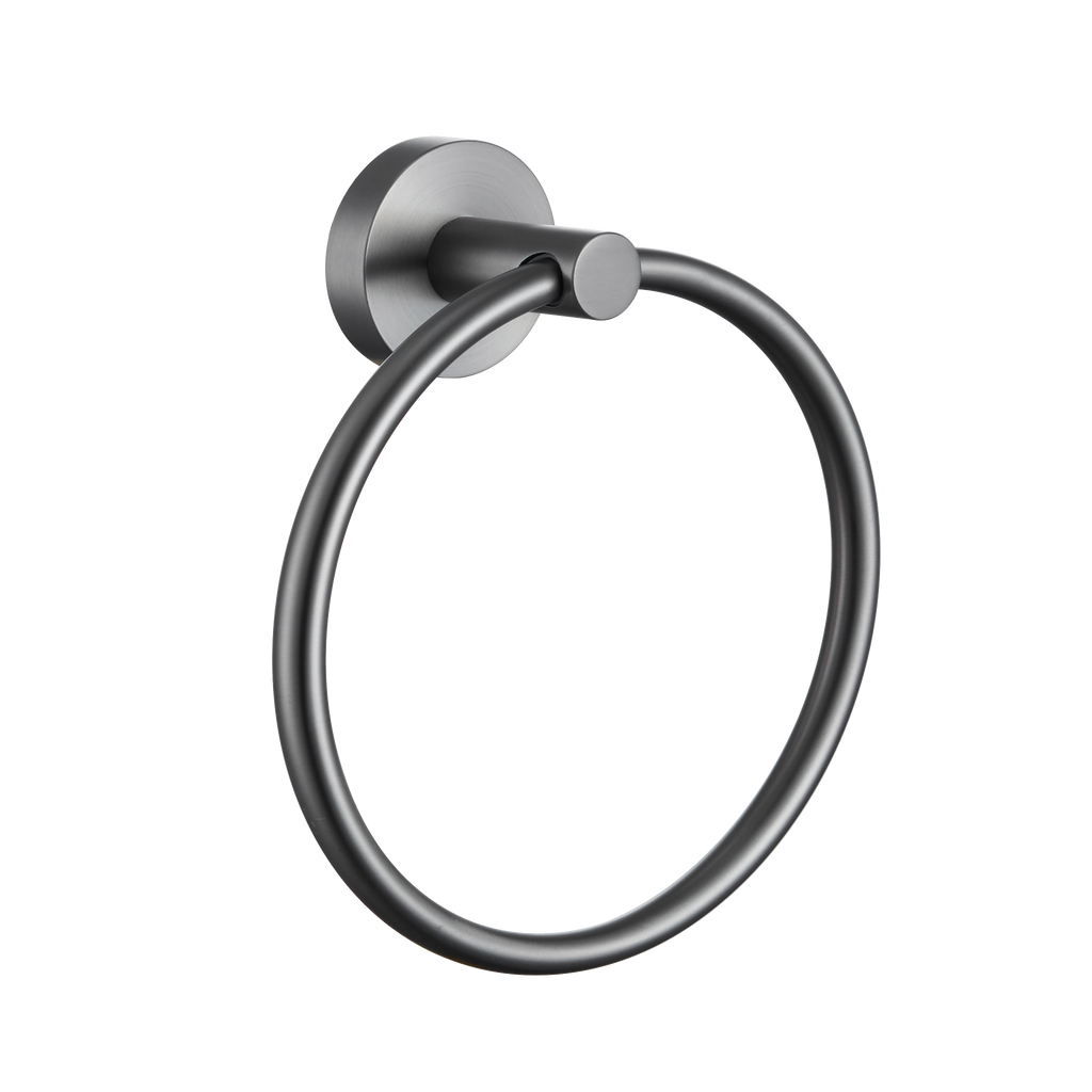 Towel Ring Brushed Gun Metal