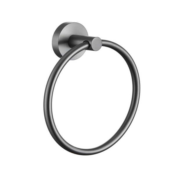 Towel Ring Brushed Gun Metal