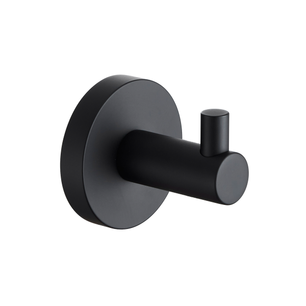 Round Robe Hook Matt Black