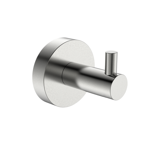 Round Robe Hook Brushed Nickel