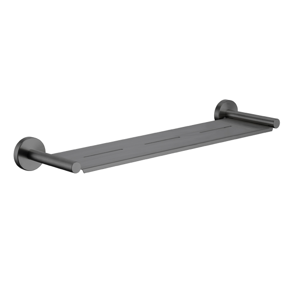 Metal Shower Shelf 544 Brushed Gun Metal