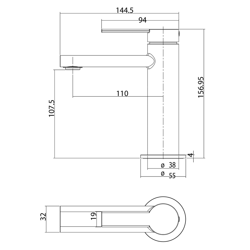Basin Mixer Chrome