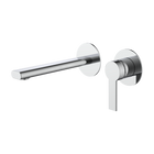 Wall Basin Set Straight 200 Chrome