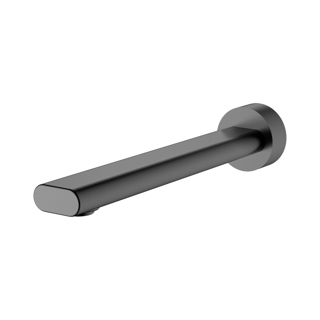 Bath/Basin Outlet 180 Brushed Gun Metal