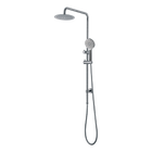 Twin Shower Brush Nickel