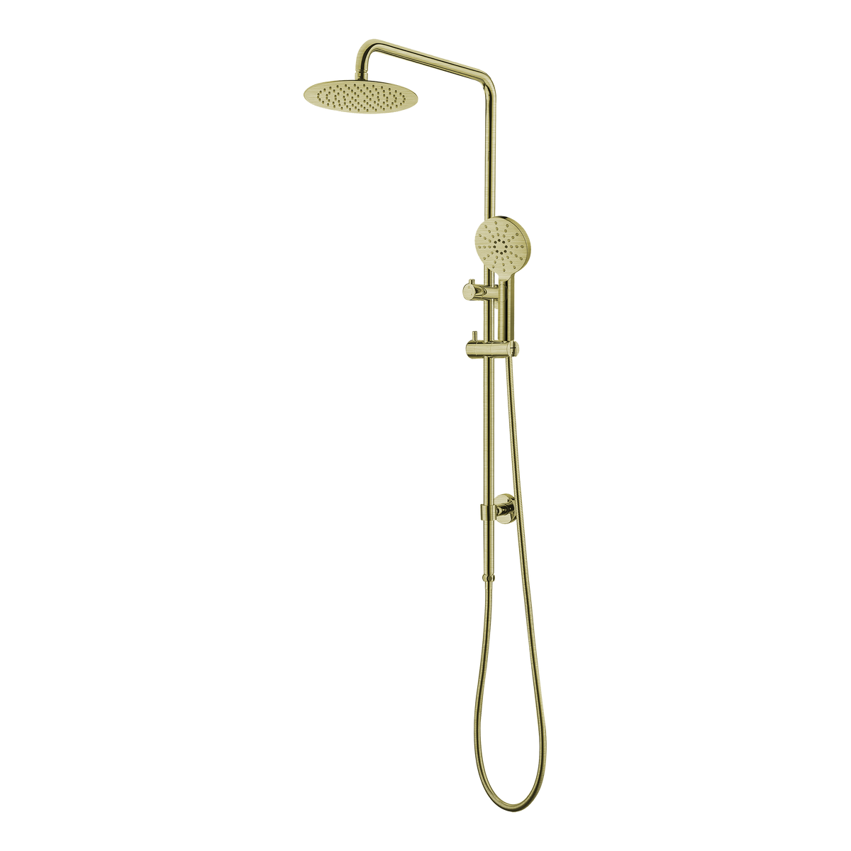 Twin Shower Brush Gold