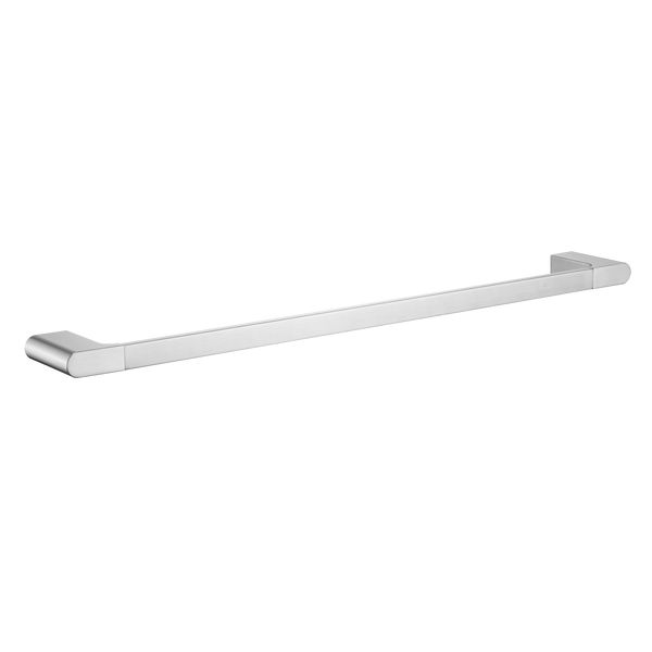 Single Towel Rail 600 Brushed Nickel