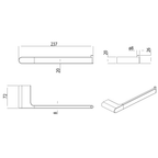 Towel Bar Brushed Nickel