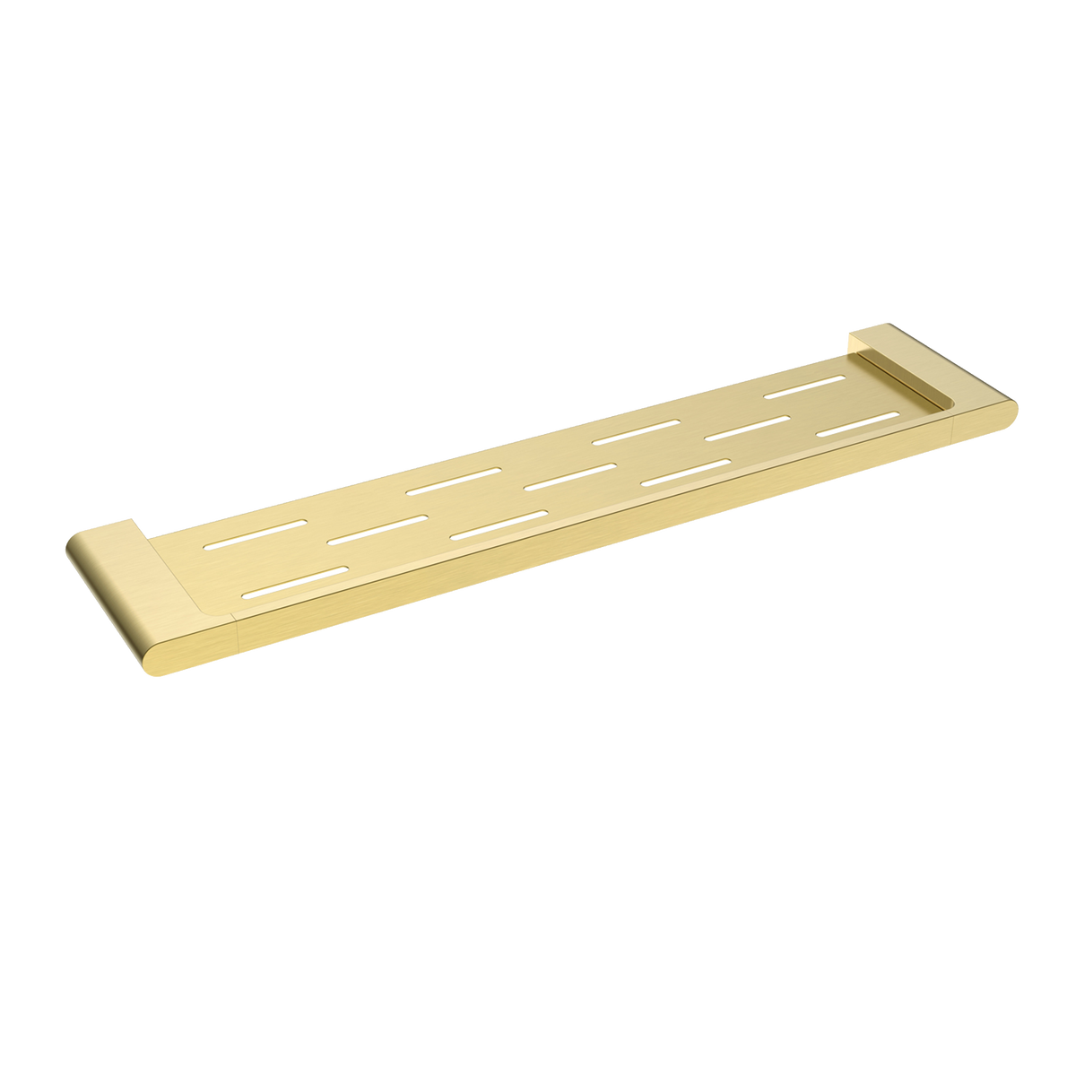 Metal Shower Shelf 550 Brushed Gold