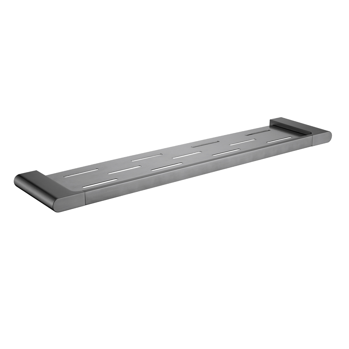 Metal Shower Shelf 550 Brushed Gun Metal