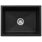 Single Sink NTH 590X450 Matte Black Granite