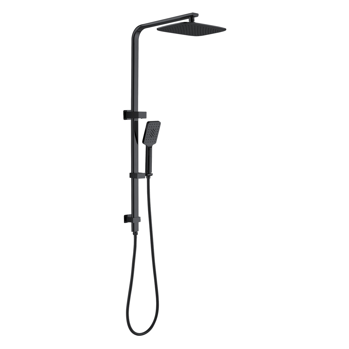 Twin Shower Brushed Gun Metal