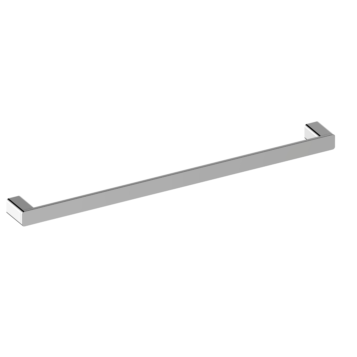 Single Towel Rail 600 Chrome