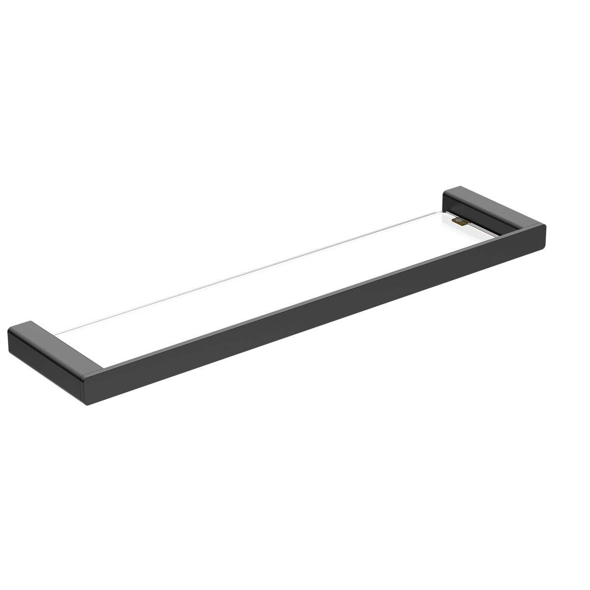 Glass Shower Shelf 558 Matt Black